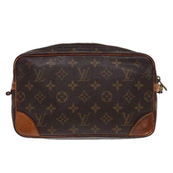 LOUIS VUITTON Monogram Marly Dragonne GM Clutch Bag M51825 LV Auth 86781 - Picture 16 of 16